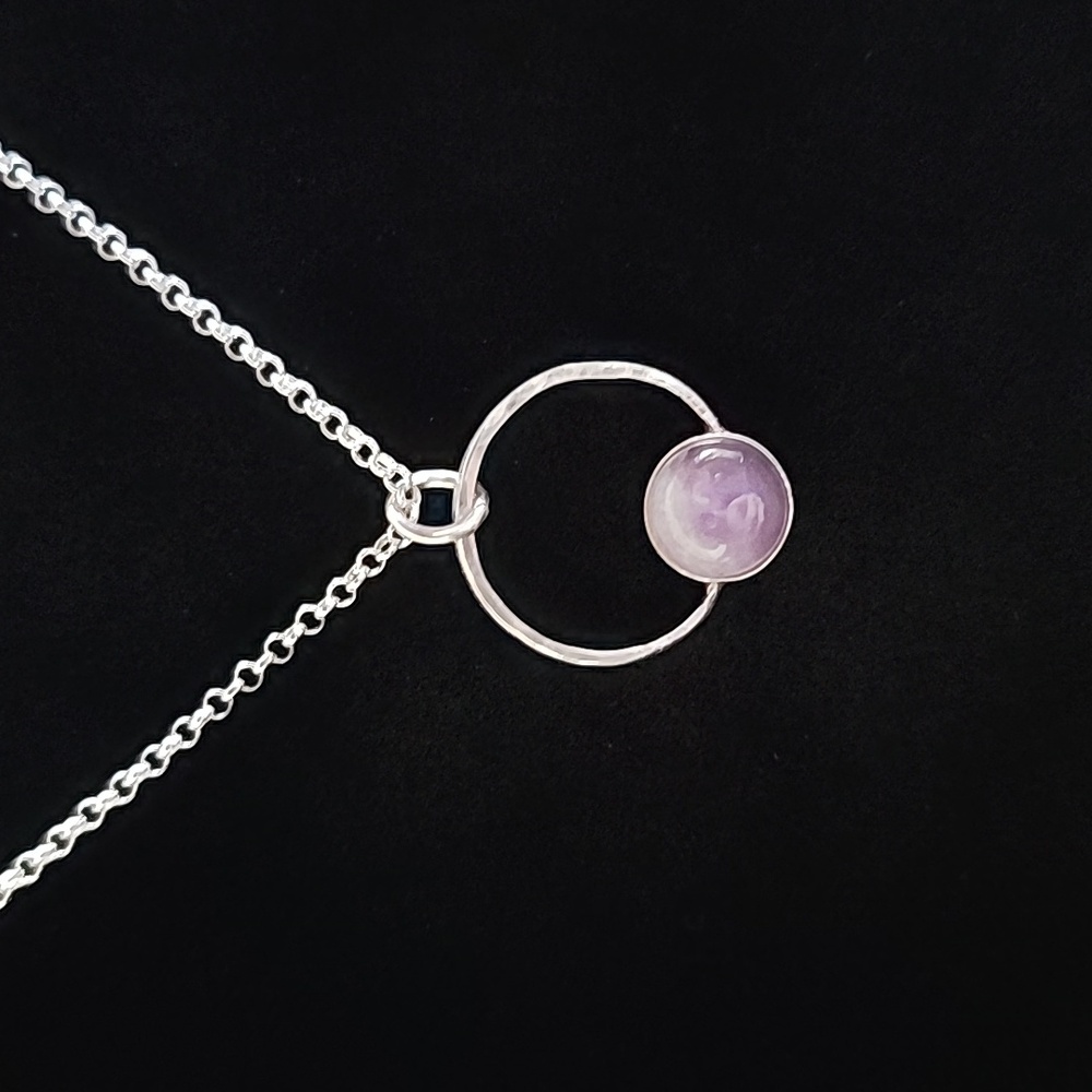 Amethyst Sterling Silver Necklace